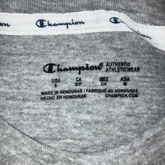 Gray Champion crop top, athleisure, activewear, sportswear - Picture 4 of 4